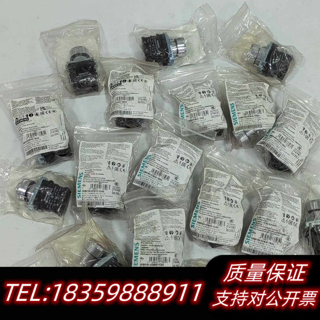 按钮开关3SB6163-0DB40-1BA0，10个询价