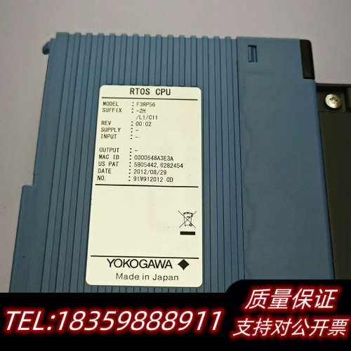 F3RP56-2H/L1/C11横河PLC模块询价