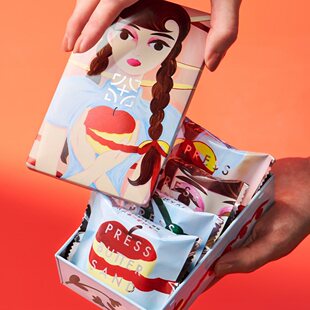 日本PRESS BUTTER SAND焦糖车厘子开心果奶油饼干 现货新上市