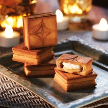 【现货必冲当天发】日本零食PRESS BUTTER SAND焦糖夹心饼干奶油