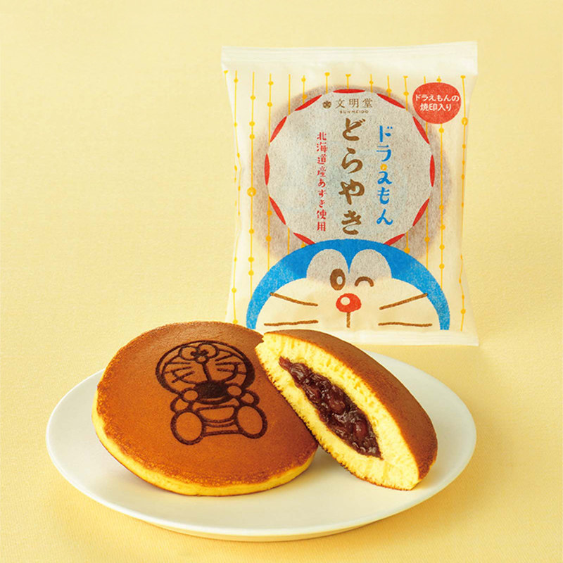 【现货速发机器猫】日本进口哆啦A梦红豆馅铜锣烧夹心饼干棉花糖