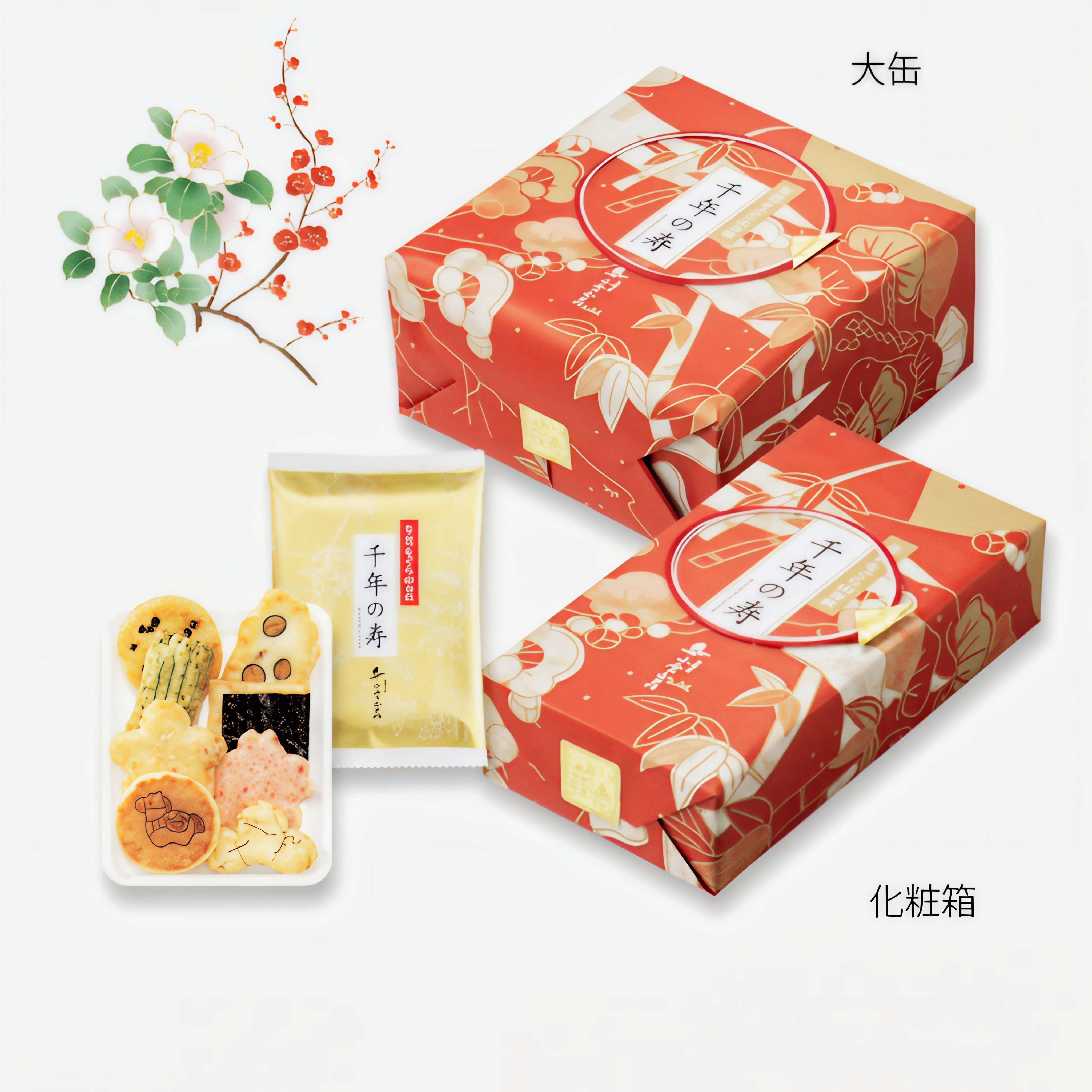 【现货贺年大礼盒】日本小仓山庄山春秋千年之寿米菓饼干糖果仙贝,零食/坚果/特产,膨化食品,淘宝优惠券,粉丝福利购,淘宝优惠卷