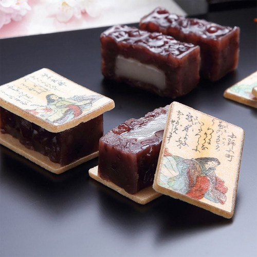 和菓子红豆礼盒日本叶匠寿庵