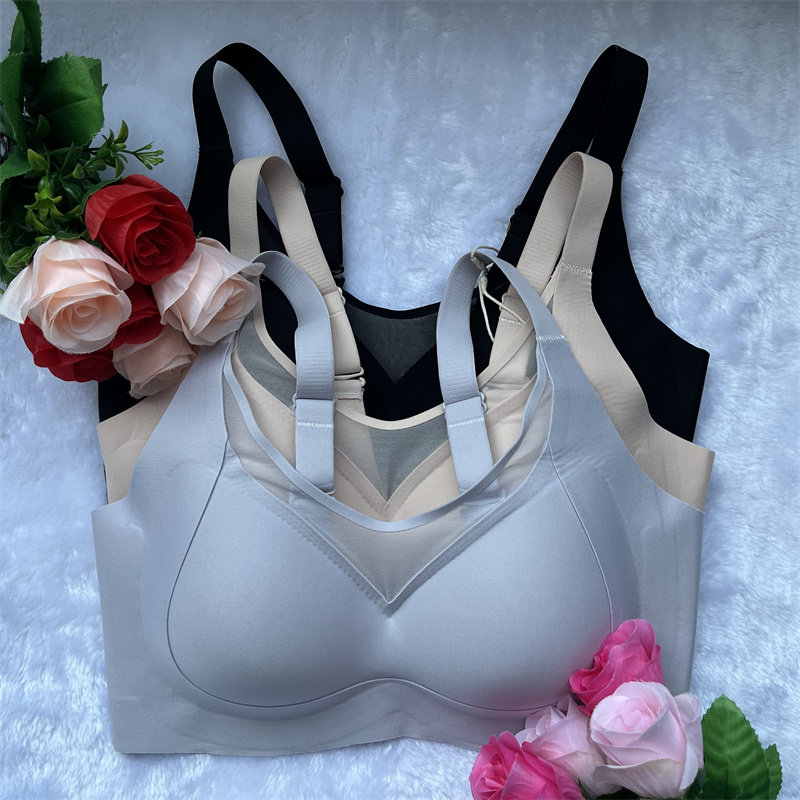 夏季无钢圈内衣文胸无忧良品收副