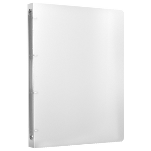 古德文件夹4孔资料册四孔A4打孔活页夹多孔装订A4纸夹子收纳夹透明夹子整理试卷神器装订成册大容量学生办公