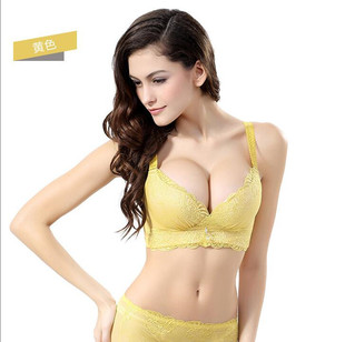 花似阳内衣蕾丝无痕无钢圈调整型聚拢文胸收副乳零束缚超手感6270