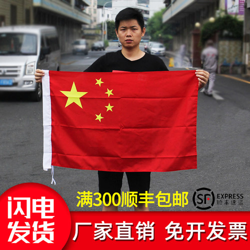 TX淘禧1号标准防水手持五星红旗