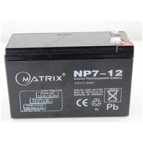 12V7A防盗报警主机电池