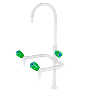 希诗顿 全铜实验室水龙头 三联三口龙头 化验室水嘴 高教龙头