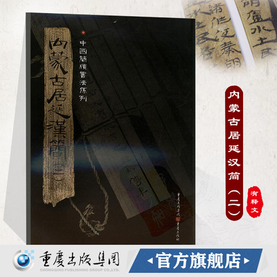 官方正版《内蒙古居延汉简(二)》附释文8开全彩版印刷中国简牍书法系列书法篆刻帛书毛笔字帖练习古帖汉代简牍汉朝竹简书法临摹