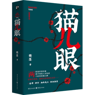 官方正版《猫儿眼》猫头鹰书系樊落/著 悬疑推理畅销作家破解跨越十四年的连环案中案