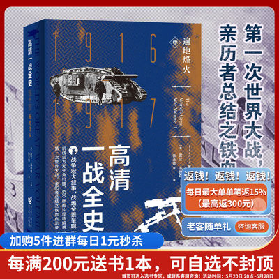 官方正版《高清一战全史中—遍地烽火》第一次世界大战 亲历者总结之铁血启示录战争史爱好者社科畅销书世界史同盟国协约国