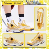 防滑耐磨支撑抗扭飞扣运动鞋 薰风小黄鸭厚羿PRO羽毛球鞋 男女同款