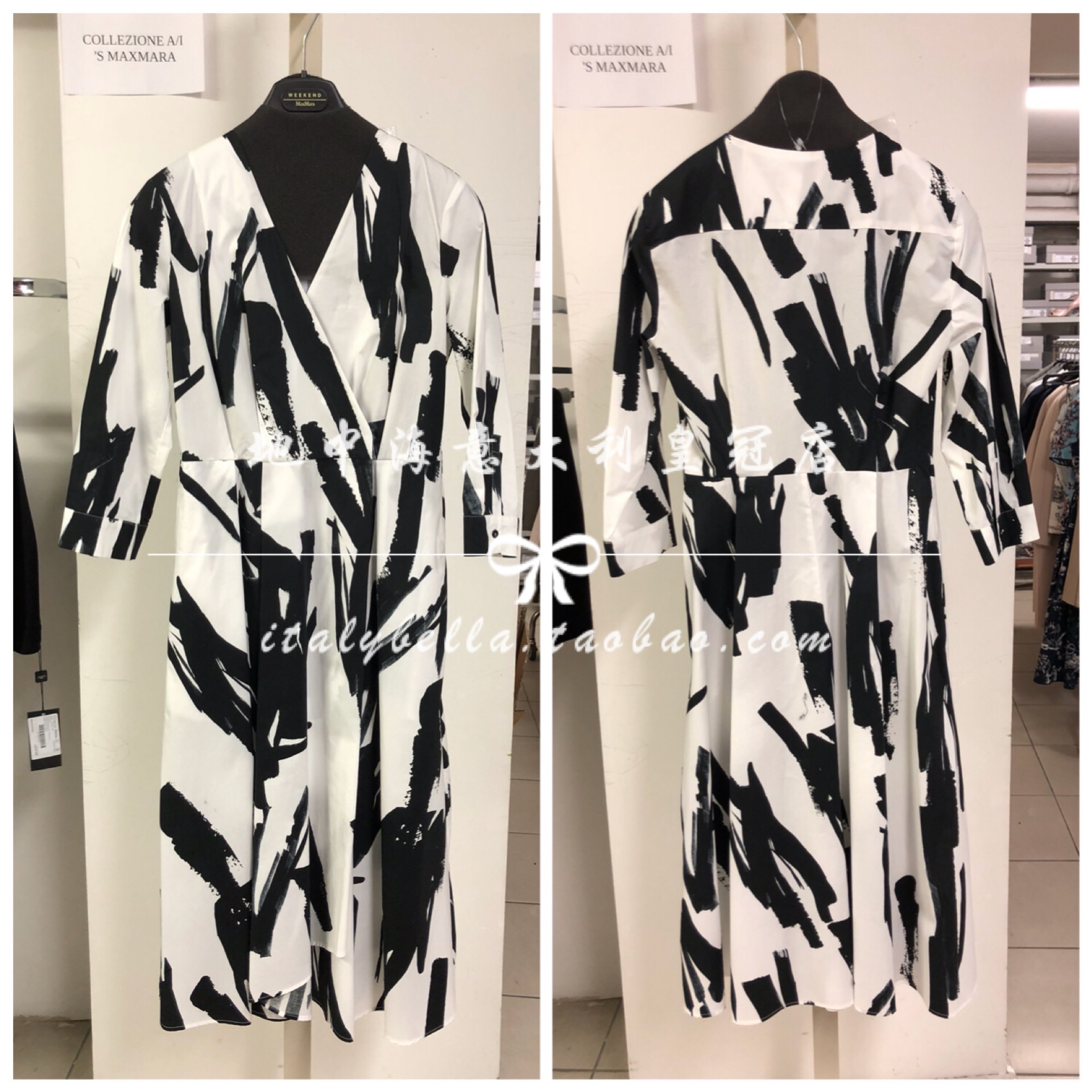 Òâ´óÀûר¹ñ´ú¹ºMAXMARA WEEKEND 2018Çﶬ ˮī»¨ÎÆÁ¬ÒÂȹCARTONE