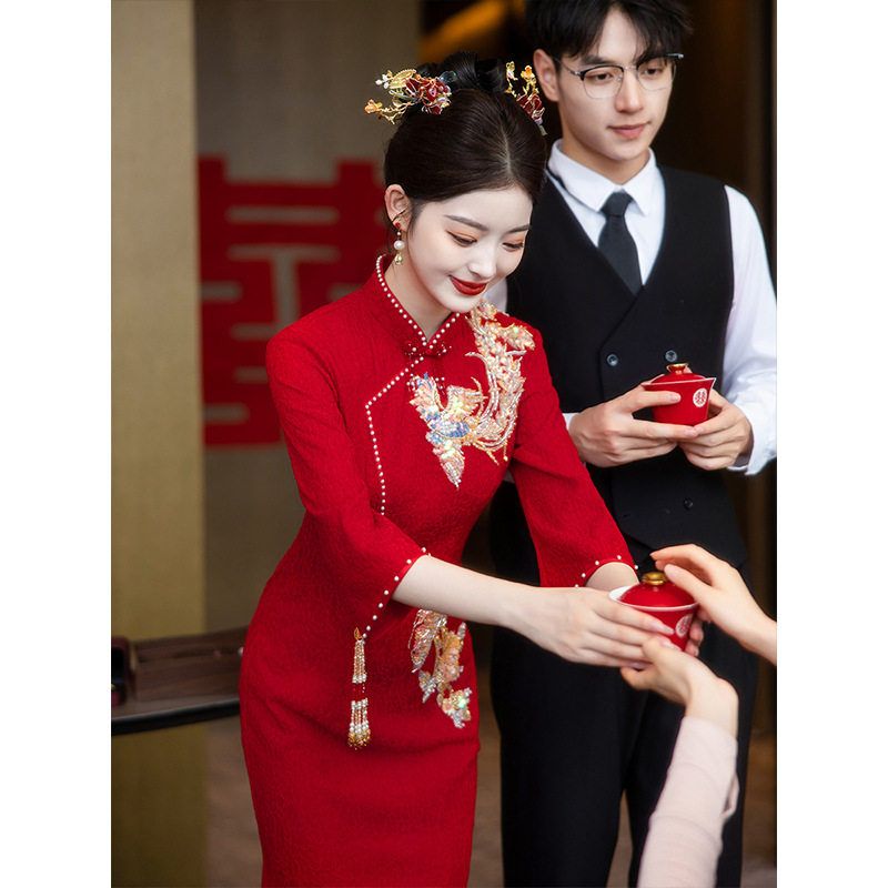 洛士2024结婚订婚高级感小个子