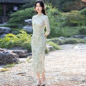 名丽新款 改良旗袍甜美2026 显瘦仟金气质日常公主少女年轻国风长款