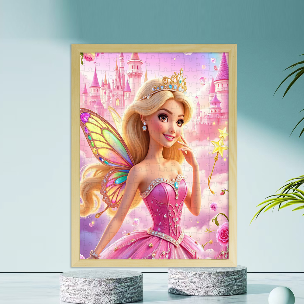 芭比娃娃高颜值木质拼图