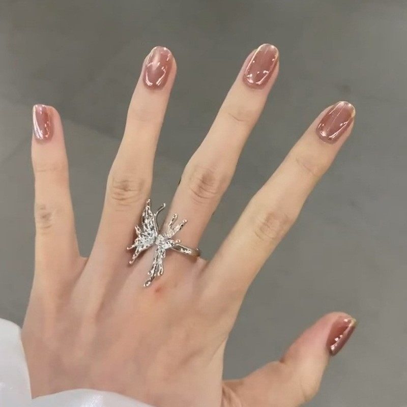 2026年新款儿童美甲穿戴甲感短款电镀月光粉猫眼30片假指甲贴,彩妆/香水/美妆工具,美甲工具,淘宝优惠券,粉丝福利购,淘宝优惠卷