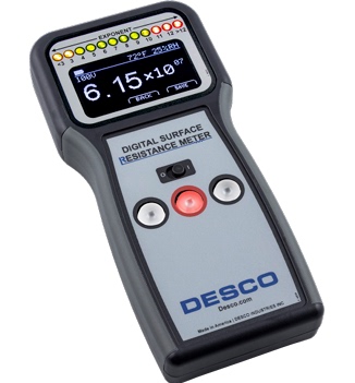 防静电测试仪美国DESCO19290重锤式数显表面电阻测试仪19301探笔