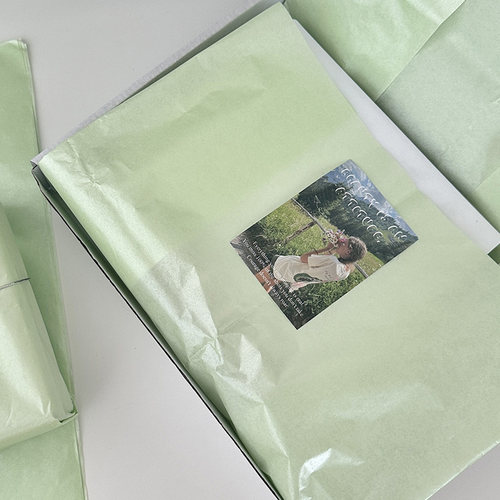 ins高颜值可爱珠光雪梨纸礼品鲜花花艺打包材料平价大张包装材料