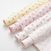 纸出卡礼物打包材料 包装 ins高颜值蝴蝶结雪梨纸 鲜花店资材衣服装