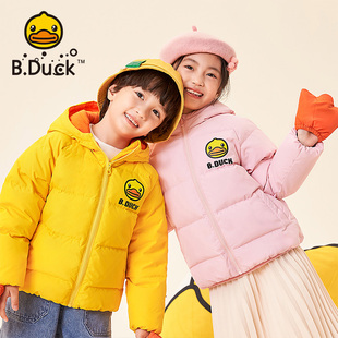 B.Duck小黄鸭童装儿童冬季新款羽绒服男童女童 BF5216920A