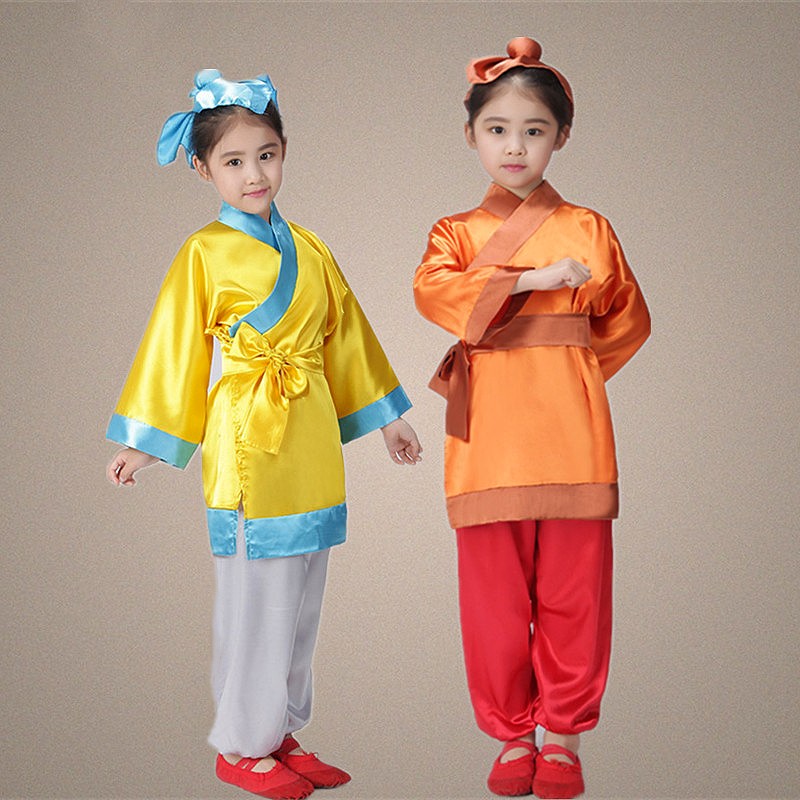 国学汉服孔融让梨孟子儿童剧古装