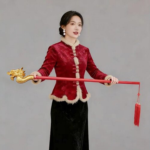 中式婚礼巡游宫灯纱灯龙头灯笼杆