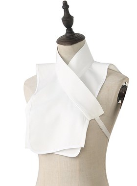 古装百搭打底假领子白色交领男女通用汉服配件衬领内搭棉麻衣领