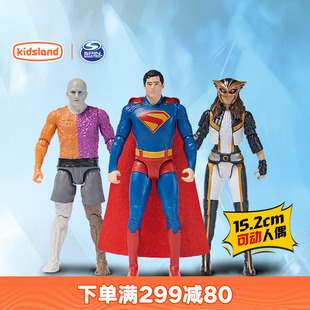 spinmaster DC可动人偶超人鹰女动漫模型手办男生儿童玩具15.2cm