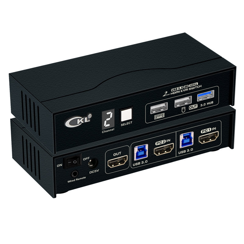 USB3.0hdmi切换器ckl4K60hz