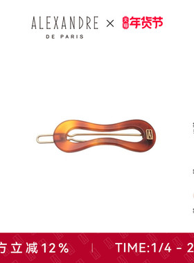 ALEXANDRE DE PARIS巴黎亚历山大TIGES BOULES复古边夹刘海夹