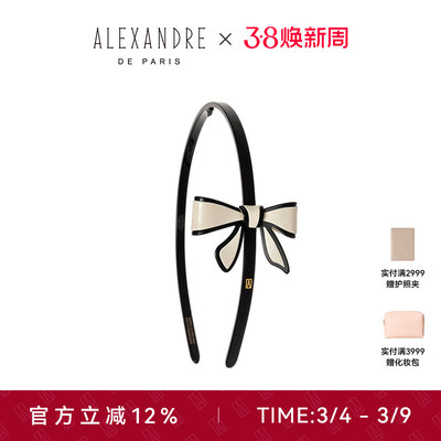 明星同款蝴蝶结发箍优雅