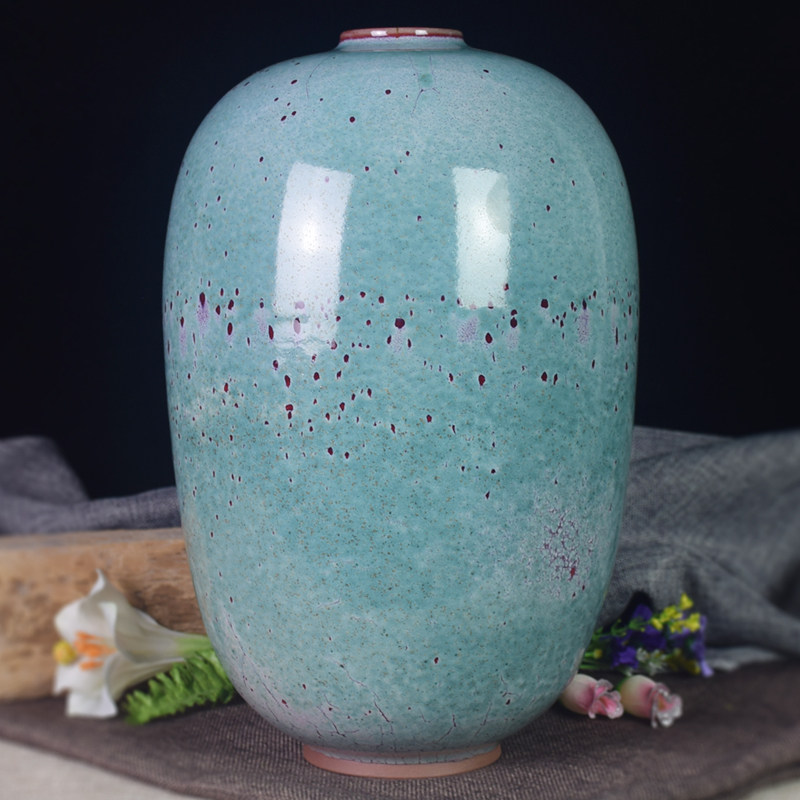 河南御景钧瓷花瓶禹州神垕钧窑陶瓷器纯手工居家装饰收藏礼品摆件