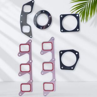 东风天龙KC启航雷诺发动机进气管垫进气铝支管预热器密封垫片