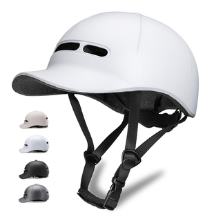 2025新款骑行头盔男女款滑板轮滑鸭舌一体头盔城市休闲运动安全帽