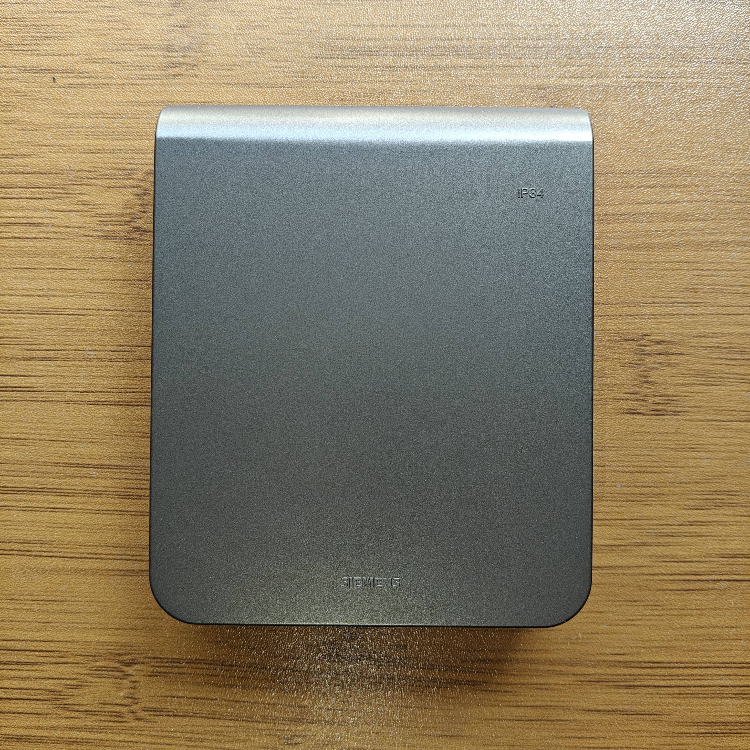 西门子开关防水盒烟金灰色薄款防溅盒86型开关通用防水罩