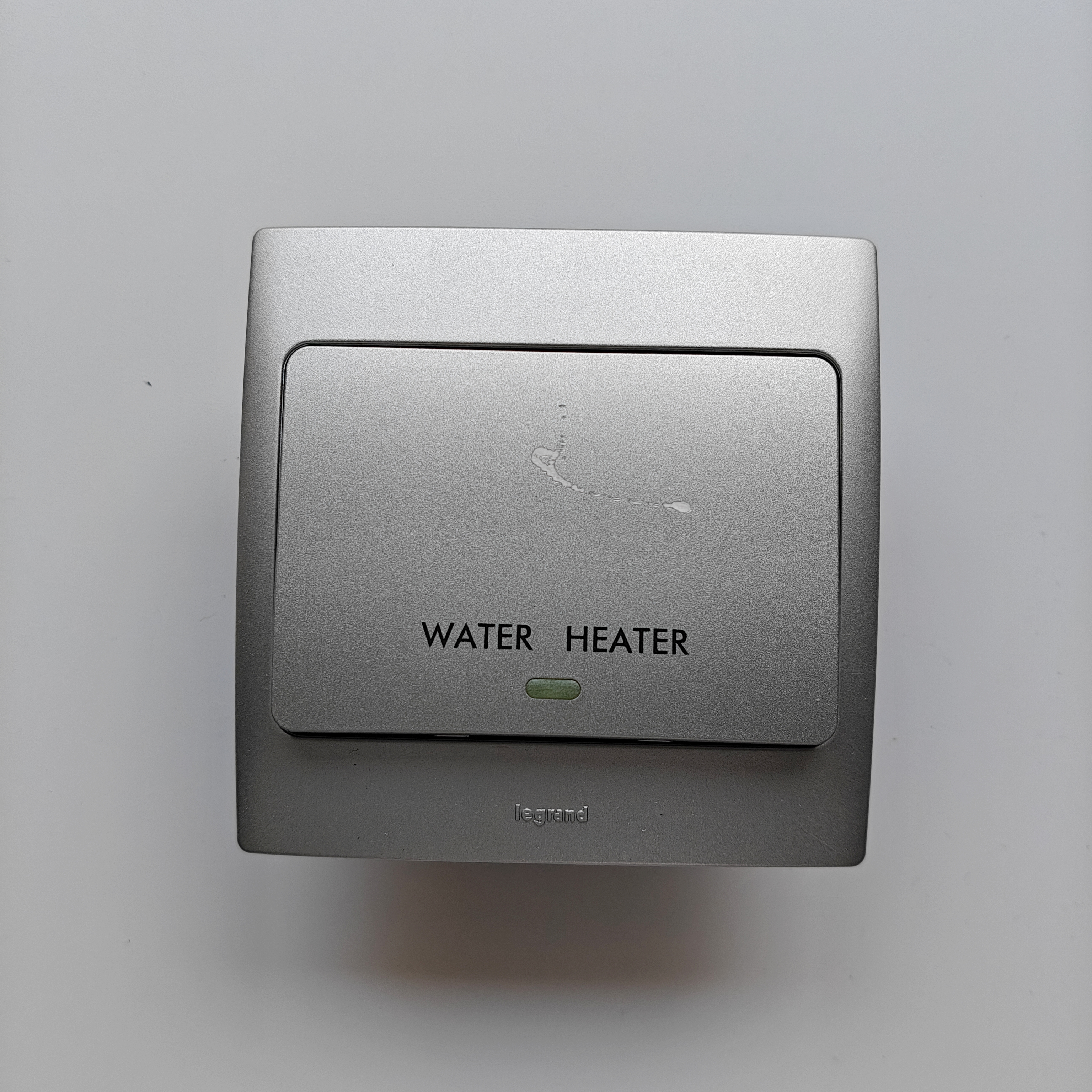 TCL罗格朗开关插座美爵太空银20A双极热水器开关