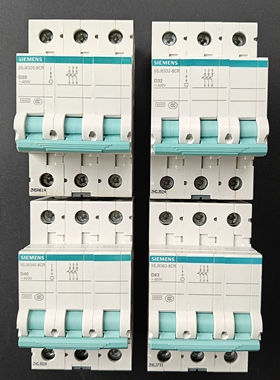 西门子小型断路器5SJ6系列D型动力型空气开关3P 20A  32A 40A 63A
