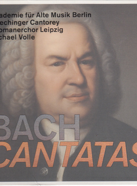 现货包邮  巴赫 康塔塔 Cantatas 柏林古乐学院 3CD ACC80571 随机送音响技术杂志 原装进口