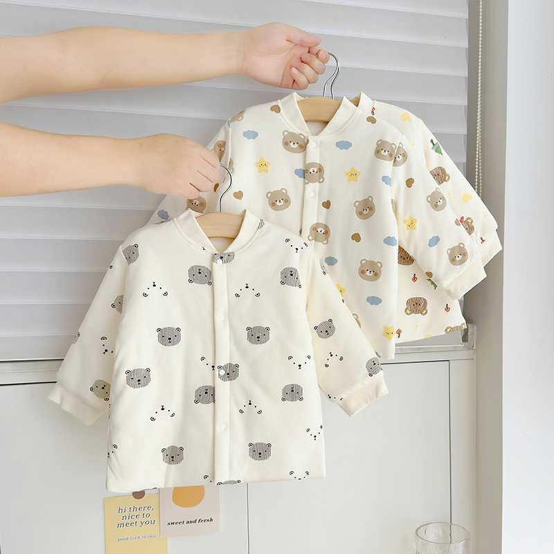 宝宝夹棉保暖外套秋冬