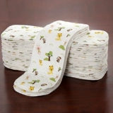 Хлопковая детская марлевая дышащая пеленка для новорожденных, можно стирать, 0-3 мес.