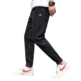男士宽松束脚哈伦裤水洗休闲裤男B416-K186P55灰色P58控88，男装牛仔裤，电商A063