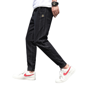 男士宽松束脚哈伦裤水洗休闲裤男B416-K186 P55 灰色P58 控88图片