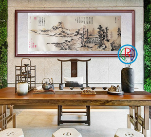 多层套色剪纸 蔚县剪纸 家居装饰挂画 山水风景