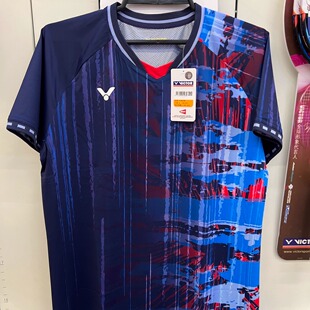 胜利大赛羽毛球服李梓嘉安东森等签约同款运动速干修身版型断码