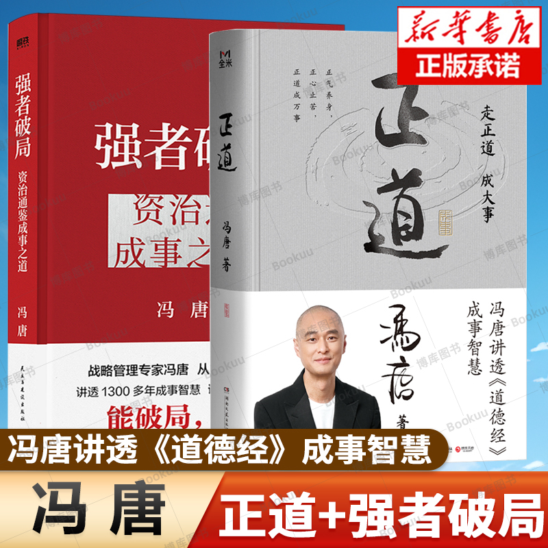 冯唐强者破局+正道 战略管理专家冯唐从资治通鉴讲现代人破局之道 写给所有人的破局心法 成事的智慧书籍