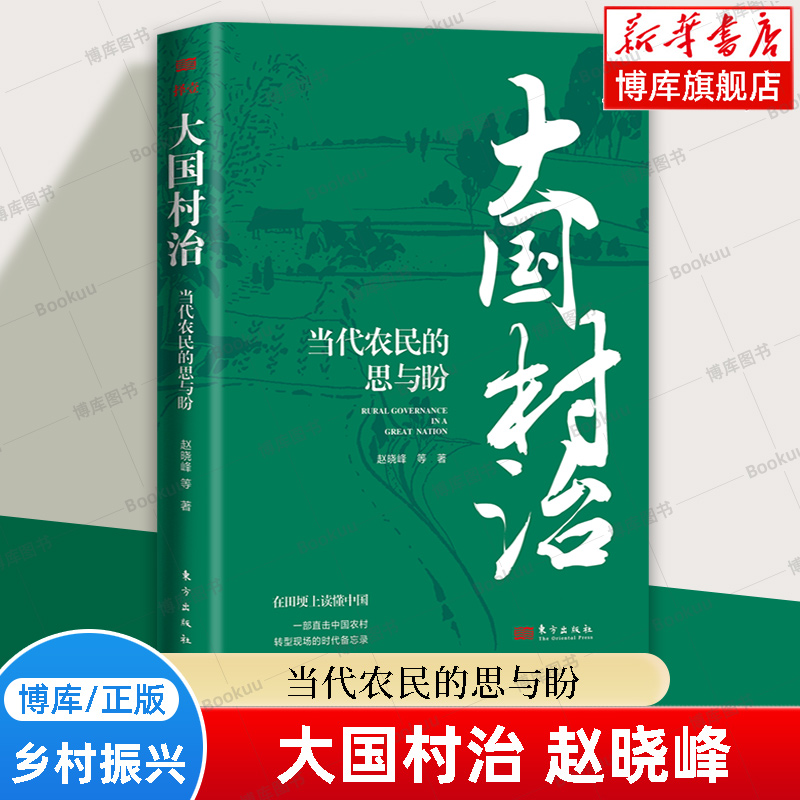 大国村治：当代农民的思与盼  赵晓峰 著 课题组调研成果的全面呈现 基层治理 乡村振兴 基层党建 产业振兴乡村教育书籍   博库网