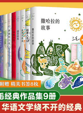 三毛作品集9册 新版套装 我的宝贝 撒哈拉的故事 万水千山走遍雨季不再来我的灵魂骑在纸背上亲爱的三毛等文学随笔正版图书全集