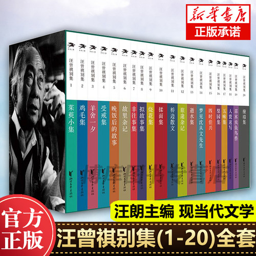 现货 汪曾祺别集(共20册)(精) 汪朗编 人间草木汪曾祺散文精选作者 全集含小说散文剧作诗歌书信中国现当代文学名家经典短篇小说集